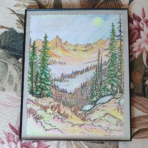 ART: MOONLIGHT IN THE MOUNTAINS